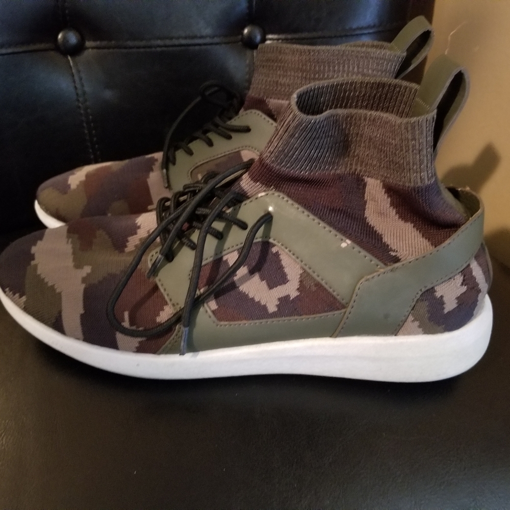 Camouflage Men Sock Sneakers
